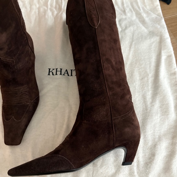Khaite Dallas Boot - brown suede size 36 - Picture 2 of 10